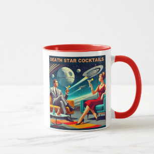 Martini Space Travel Posters Death Star Cocktails Tasse