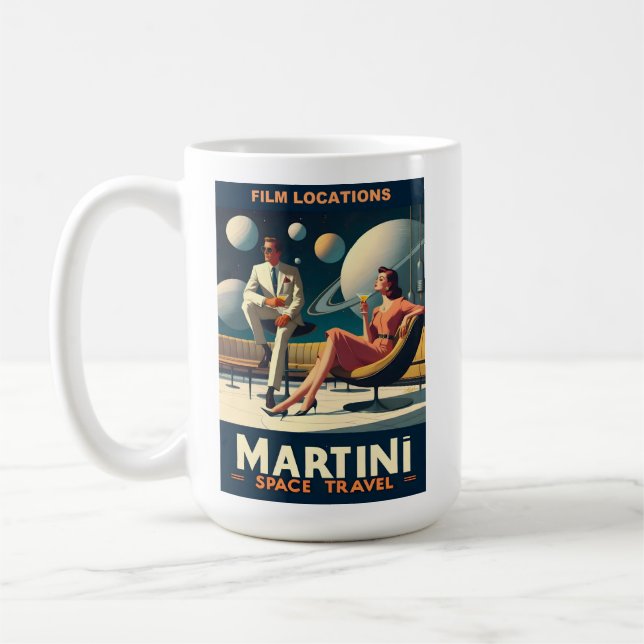 Martini Space Travel Posters Film Locations Kaffeetasse (Links)