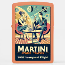 Martini Space Travel Posters Flight Crew