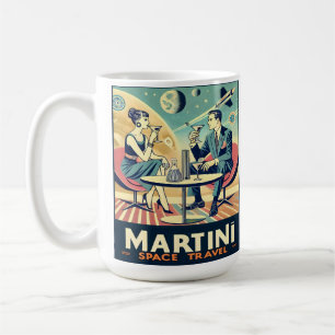 Martini Space Travel Posters Flight Crew Kaffeetasse