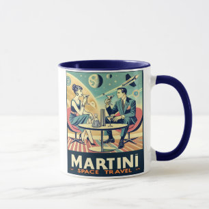 Martini Space Travel Posters Flight Crew Tasse