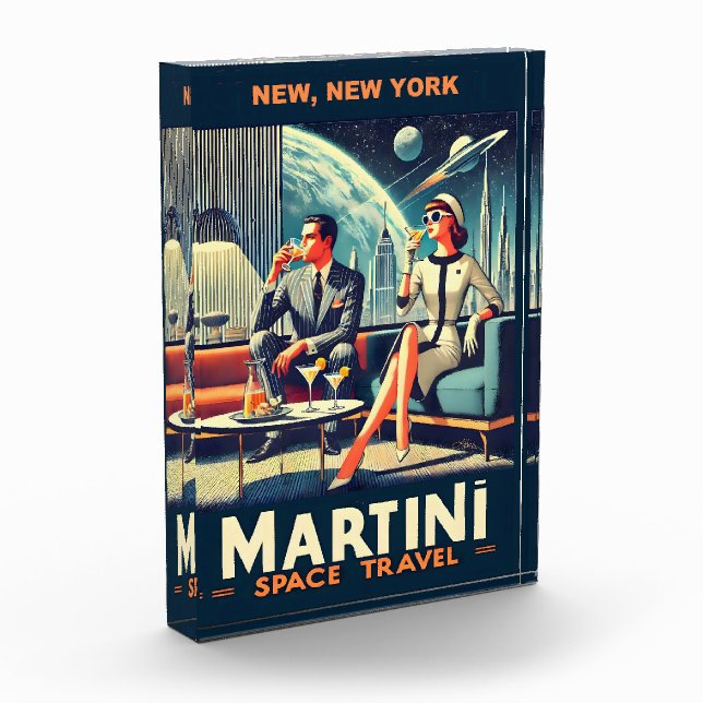 Martini Space Travel Posters New, New York Fotoblock (Links)