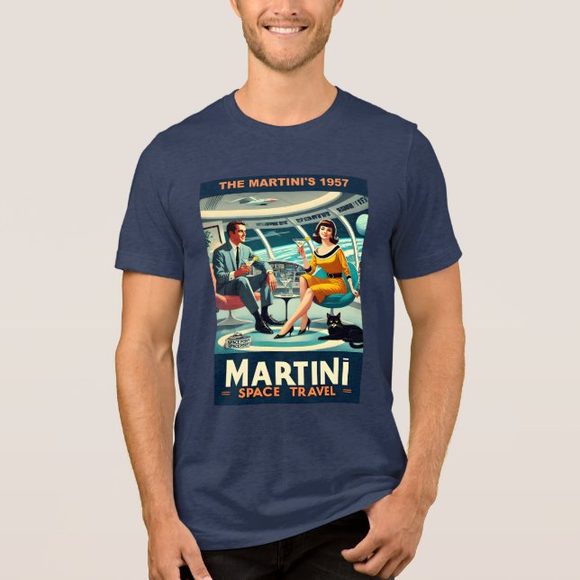 Martini Space Travel Posters The Martini's 1957 Tri-Blend Shirt (Vorderseite)
