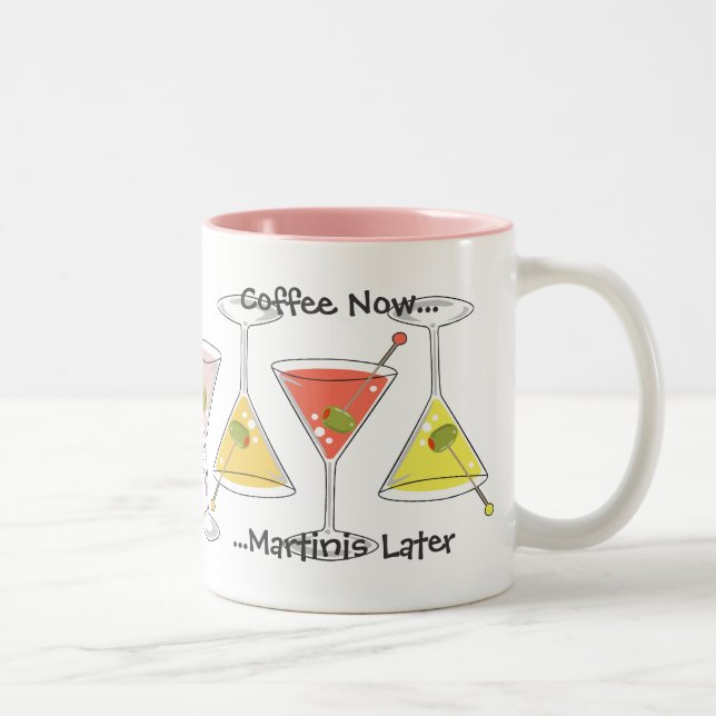 Martini-Tasse Zweifarbige Tasse (Rechts)
