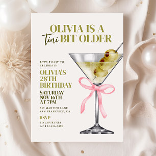 Martini Themed Birthday Invite, ein Tini-bisschen  Einladung