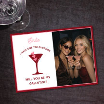 Martini-Themen-Galentine's Day - Süße beste Freund