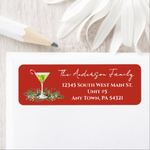 Martini und Mistelzweig Festliche Feiertags-Mailin