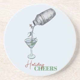 Martini- und Skiurlaub Getränkeuntersetzer