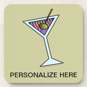 MARTINI-UNTERSETZER-SETS GETRÄNKEUNTERSETZER