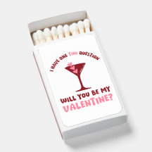 Martini Valentines Pink und Rot Modern Galentines