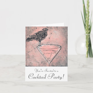 Martini-Vogel-Bad-Cocktail-Party laden ein Einladung