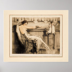 Martini von Louis Icart Poster