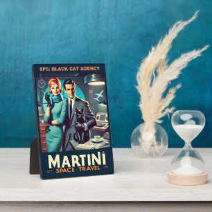 Martini Weltraum-Reiseplakat SP5: Black Cat Agency Fotoplatte