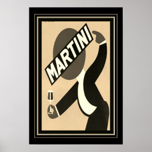 Martini-Werbung 1938 Poster