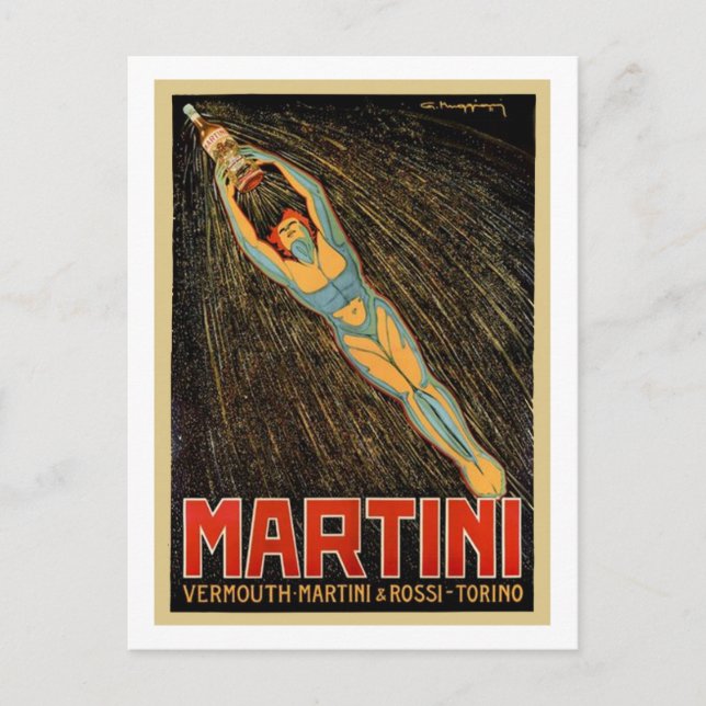 Martini Wermut Postkarte (Vorderseite)