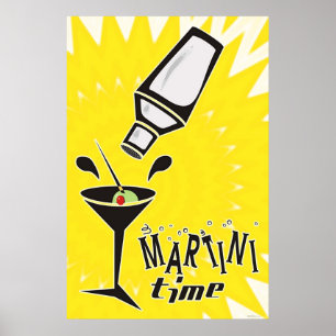 Martini-Zeit Poster