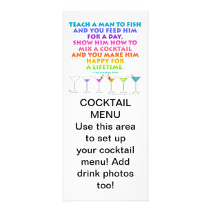 MARTINI ZEN - Happy for a Lifetime Rack Card Werbekarte