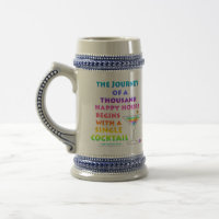 MARTINI ZEN Happy Hour Bierkrug Tasse