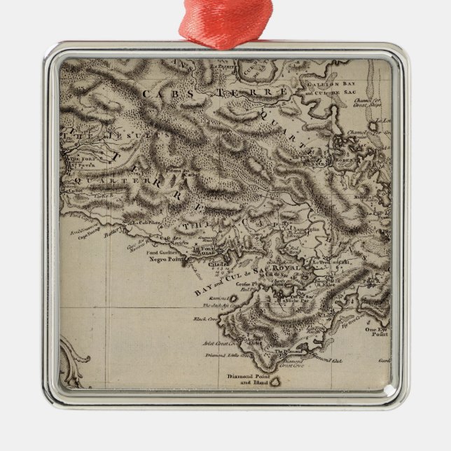 Martinico 2 silbernes ornament (Vorne)