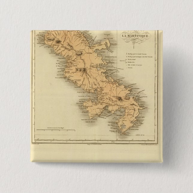 Martinique Button (Vorderseite)