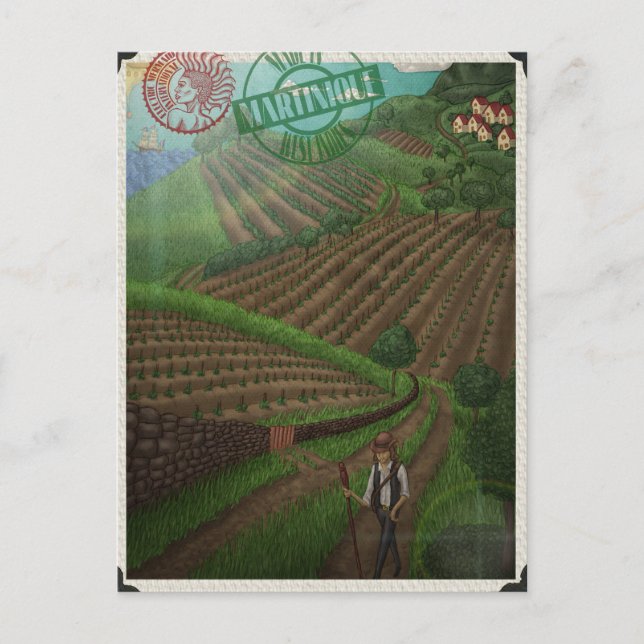 Martinique by Ordovich Postkarte (Vorderseite)