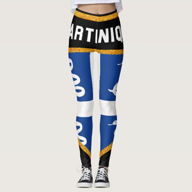 Martinique Flag Leggings (Vorderseite)