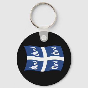Martinique-Flagge Schlüsselanhänger