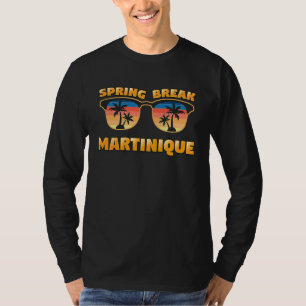 Martinique Frühjahrsferien Vintage passende coole  T-Shirt