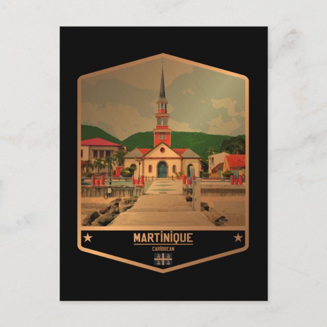 Martinique Postkarte (Vorderseite)