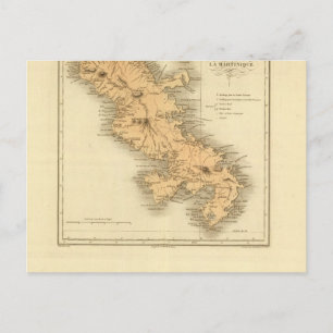 Martinique Postkarte
