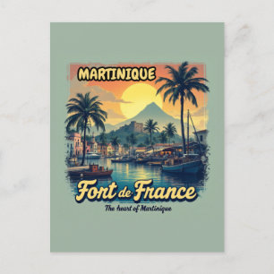 MARTINIQUE POSTKARTE