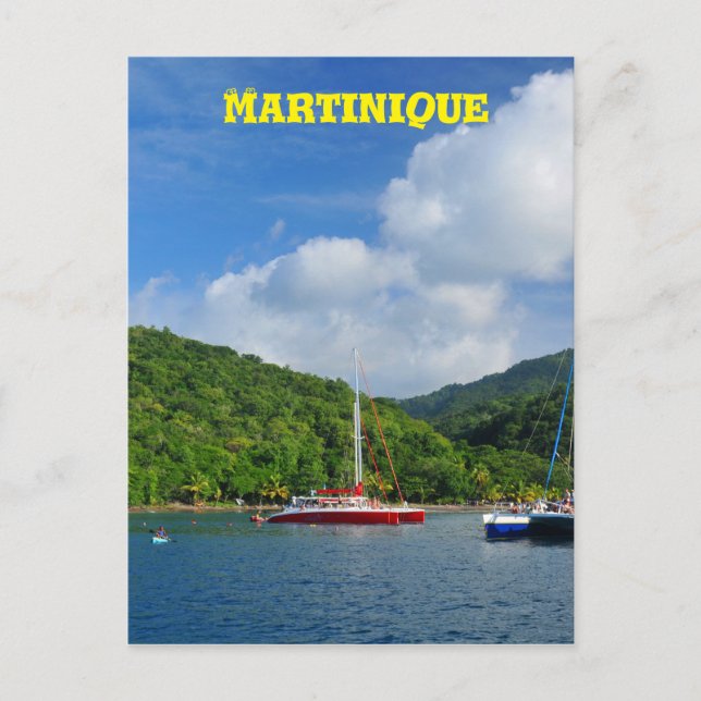 Martinique Postkarte (Vorderseite)