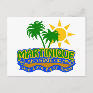 Martinique Staat der Postkarte des Geistes