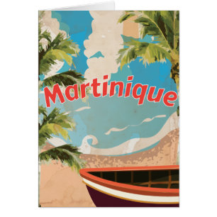 Martinique Vintager Urlaub Poster