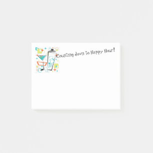 Martinis ein Gehen-Gehen Posty Anmerkungen Post-it Klebezettel