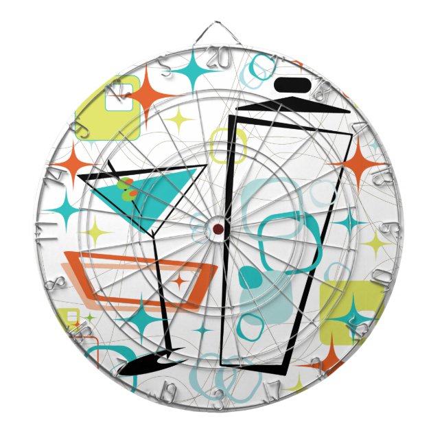 Martinis Gehen-Gehen! Dartscheibe (vorne)