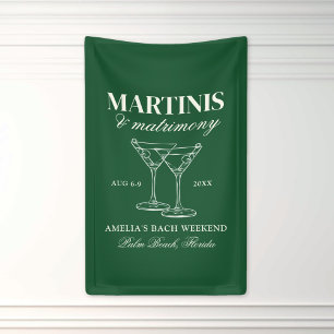 Martinis & Matrimony Bachelorette Wochenende Banner