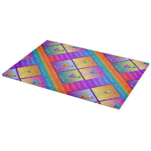 MARTINIS Pop-Kunst GLASSCHNEIDEN-BRETTER Schneidebrett