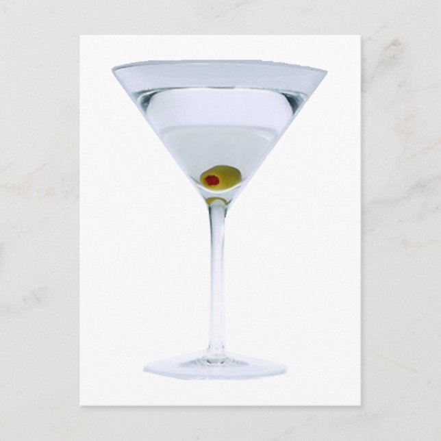 Martinis Postcard Postkarte (Vorderseite)