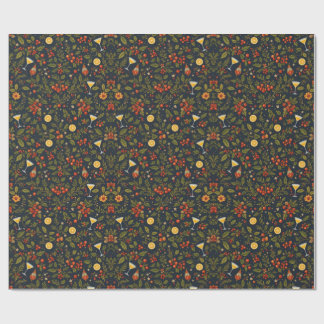Martinis und Botanicals Holiday Wrapping Paper Geschenkpapier