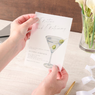 Martinis und Ehe Junggesellinnenabschied