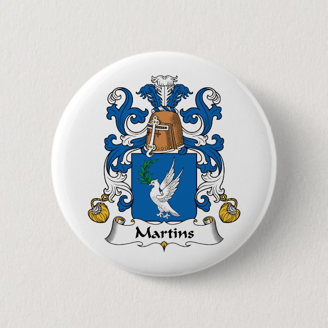 Martins Familienwappen Button (Vorderseite)