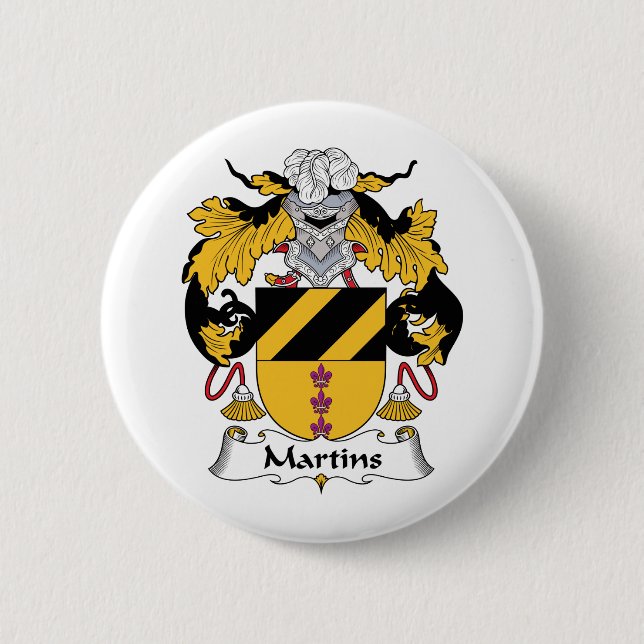 Martins Familienwappen Button (Vorderseite)