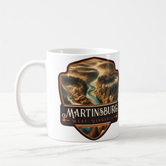 Martinsburg, West Virginia | VINTAG Kaffeetasse (Links)