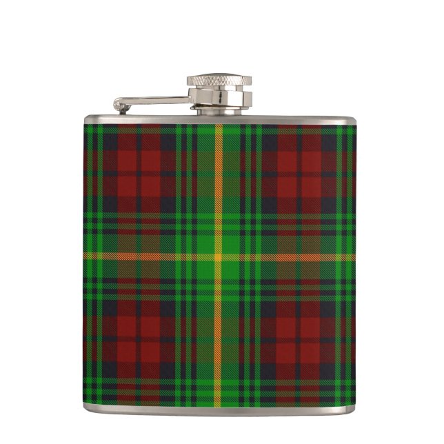 Martintartan-Flasche Flachmann (Vorderseite)