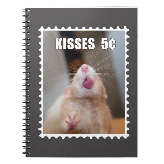 Marty-Kisses-Notebook Notizblock (Vorderseite)