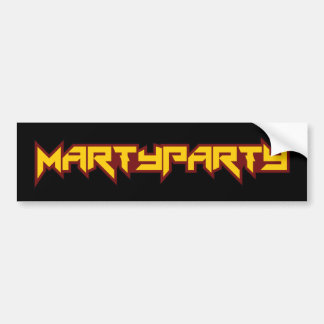 MARTyPARTy Autoaufkleber-Schwarzes 2016 2 Autoaufkleber