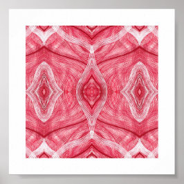 Martyrdom Abstract Light Red Watercolor Art Poster