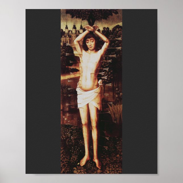 Märtyrertod St. Sebastian Poster (Vorne)