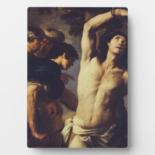 Märtyrertod St. Sebastian von Andrea Vaccaro Fotoplatte